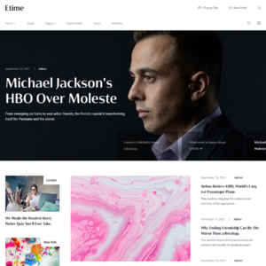 Etime Blog & Magazine WP Theme